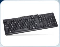 Teclado K-Mex KM-8A28 PS2 Preto